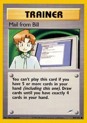 Neo Destiny 105/105 Mail from Bill