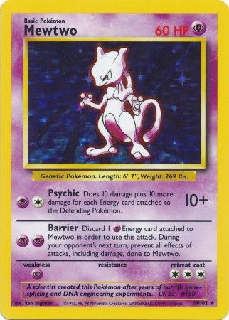 Base Set 010/102 Mewtwo (Holo)