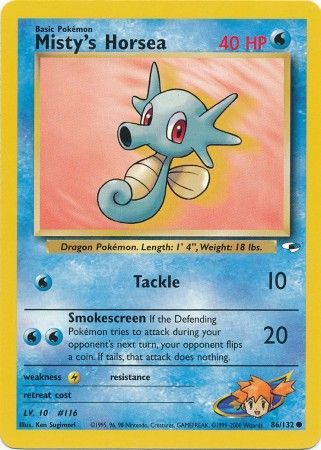 Gym Heroes 086/132 Misty's Horsea