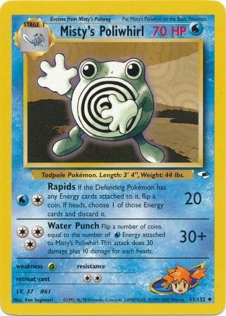Gym Heroes 053/132 Misty's Poliwhirl