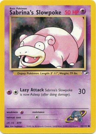 Gym Heroes 095/132 Sabrina's Slowpoke