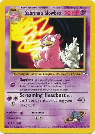 Gym Heroes 060/132 Sabrina's Slowbro