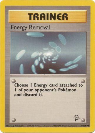 Base Set Two 119/130 Energy Removal