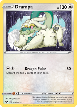 Sword & Shield 149/202 Drampa