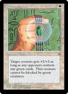 Ice Age - Green Scarab