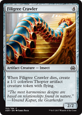 Aether Revolt 150/184 Filigree Crawler