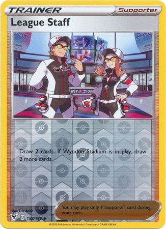 Vivid Voltage 153/185 League Staff (Reverse Holo)