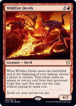 Commander 2019 030/302 Wildfire Devils