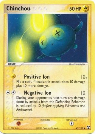 EX Power Keepers 049/108 Chinchou