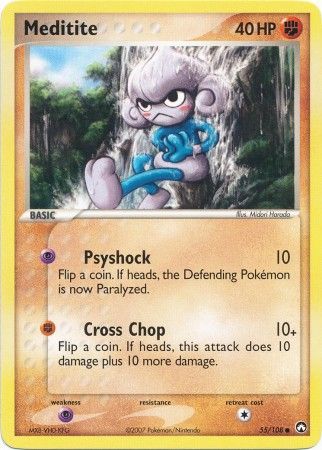 EX Power Keepers 055/108 Meditite