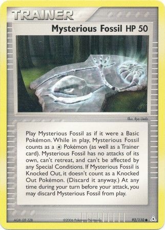 EX Holon Phantoms 092/110 Mysterious Fossil