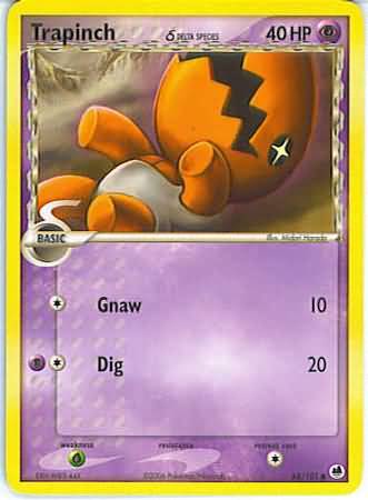 EX Dragon Frontiers 068/101 Trapinch & Delta Species