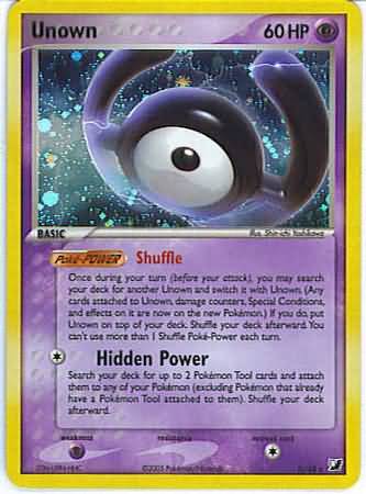 EX Unseen Forces H/28 Unown (Holo)