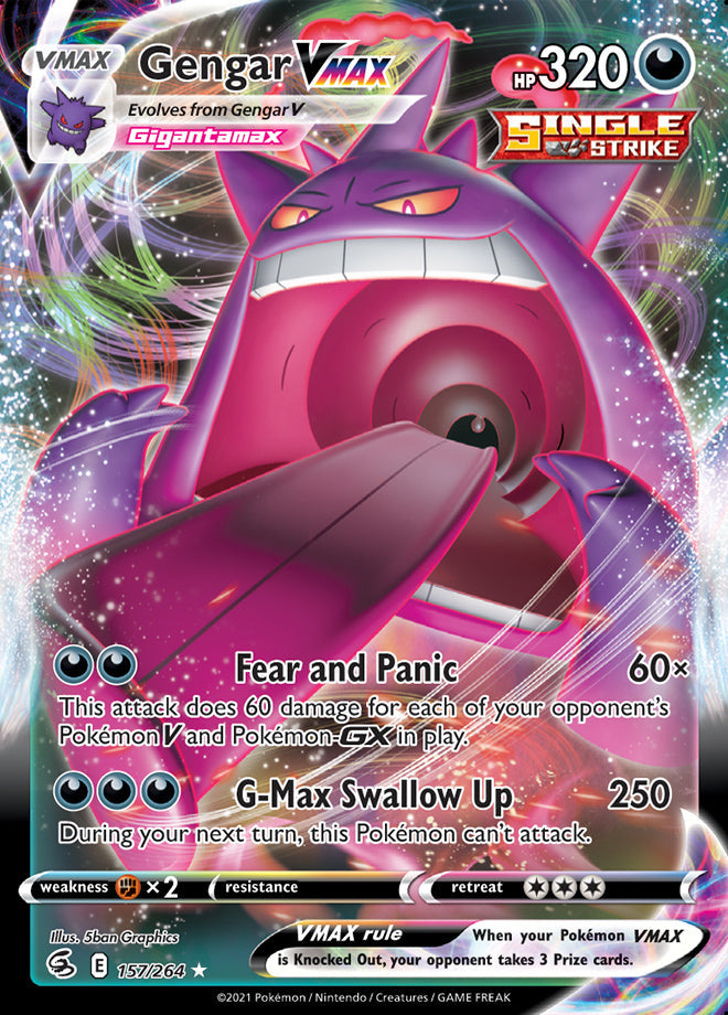 Fusion Strike 157/264 Gengar VMAX (Full Art)