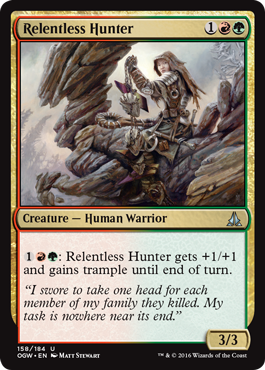 Oath of the Gatewatch 158/184 Relentless Hunter