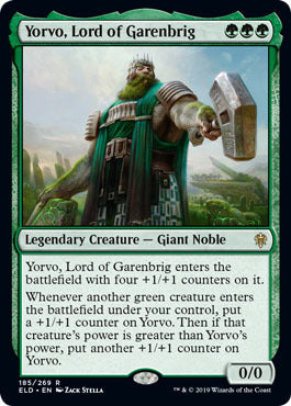Throne of Eldraine 185/269 Yorvo, Lord of Garenbrig