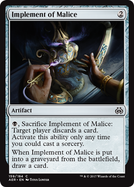 Aether Revolt 159/184 Implement of Malice