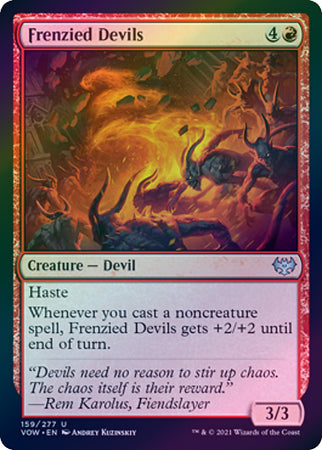 Innistrad: Crimson Vow 159/277 Frenzied Devils (Foil)