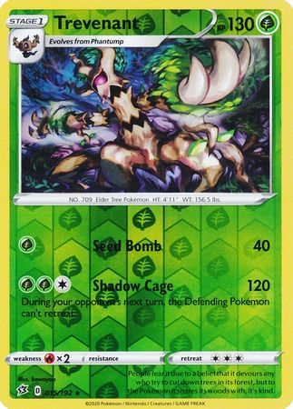 Rebel Clash 015/192 Trevenant (Reverse Holo)