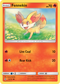 Forbidden Light 015/131 Fennekin