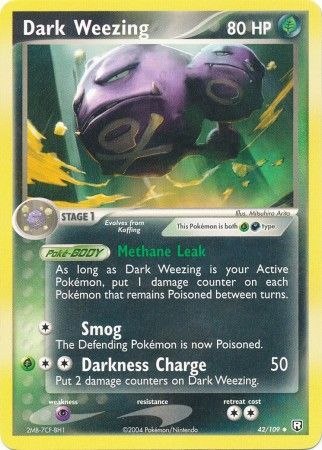 EX Team Rocket Returns 042/109 Dark Weezing