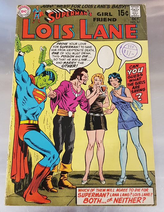 Superman's Girlfriend Lois Lane #96 DC Comics (1958)