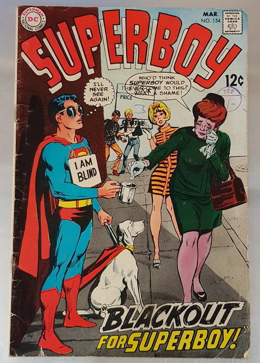 Superboy #154 DC Comics (1949)