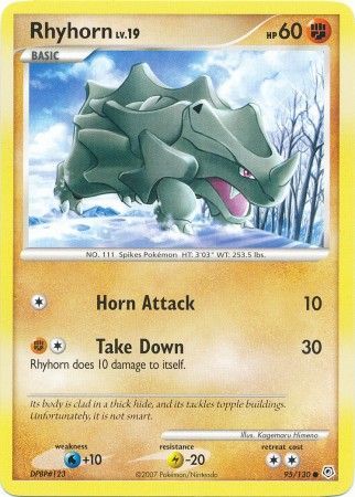 Diamond & Pearl 095/130 Rhyhorn