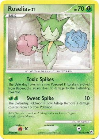 Diamond & Pearl 096/130 Roselia