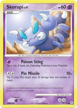 Diamond & Pearl 099/130 Skorupi Lv. 9