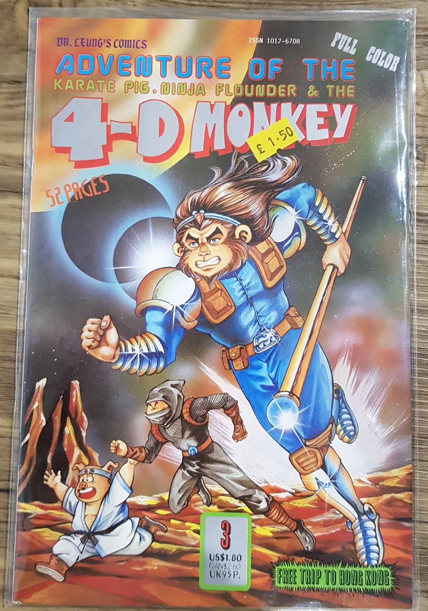 Adventure of the Karate Pig, Ninja Flounder & the 4D Monkey #3