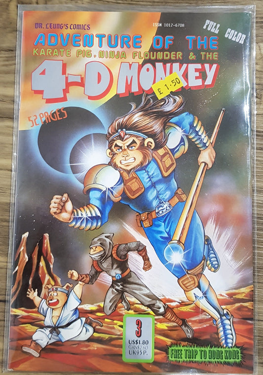 Adventure of the Karate Pig, Ninja Flounder & the 4D Monkey #3