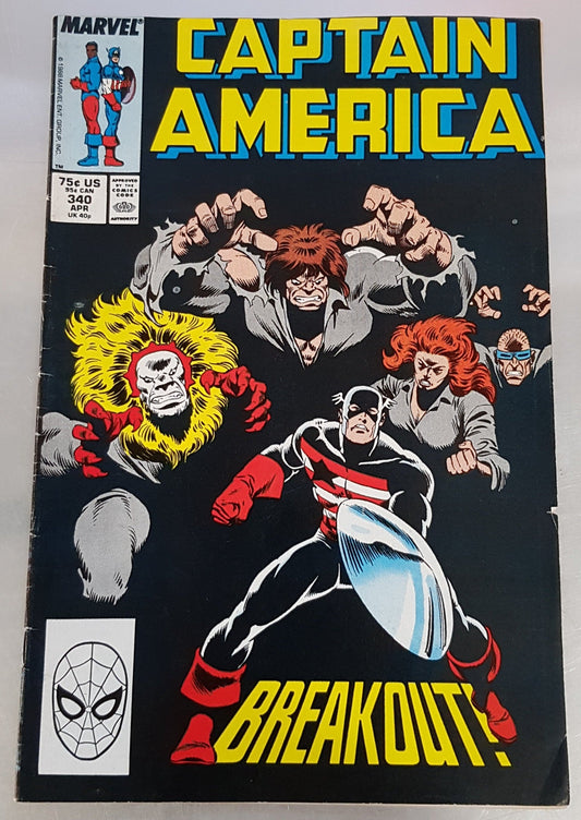 Captain America #340 Marvel Comics (1968)