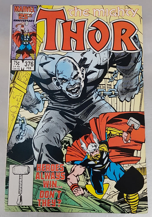 The Mighty Thor #376 Marvel Comics (1966)