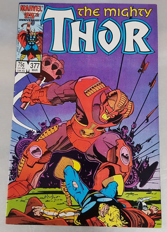 The Mighty Thor #377 Marvel Comics (1966)