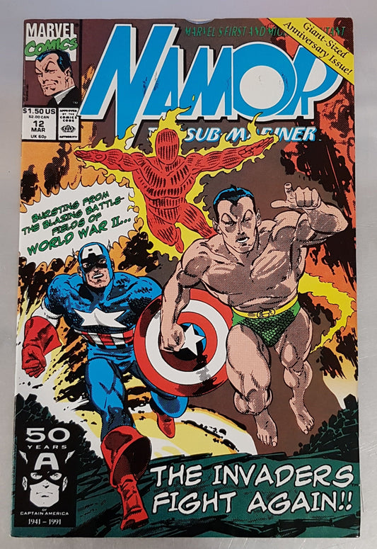 Namor the Sub Mariner #12 Marvel Comics (1990)