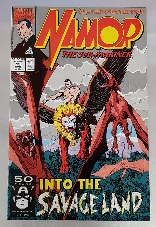 Namor the Sub Mariner #15 Marvel Comics (1990)