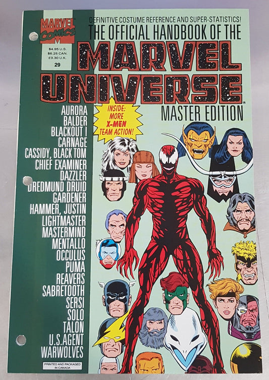 The Official Handbook of the Marvel Universe #29