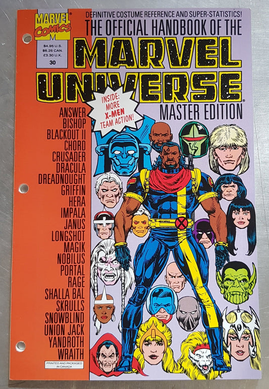 The Official Handbook of the Marvel Universe #30
