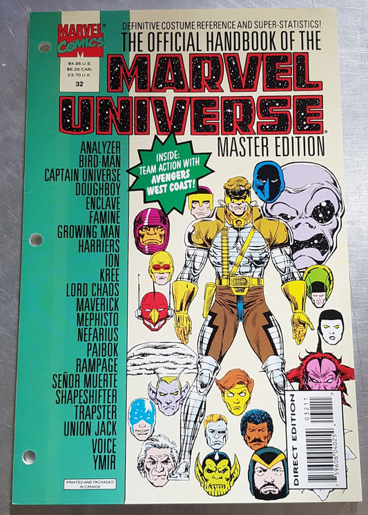 The Official Handbook of the Marvel Universe #32