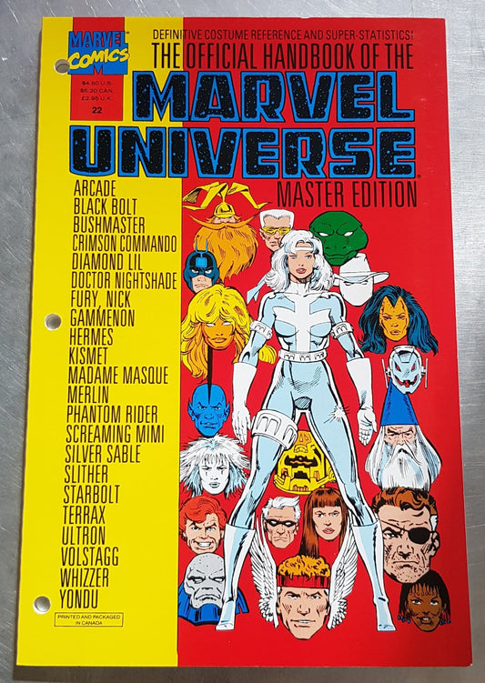 The Official Handbook of the Marvel Universe #22