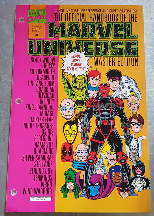 The Official Handbook of the Marvel Universe #25