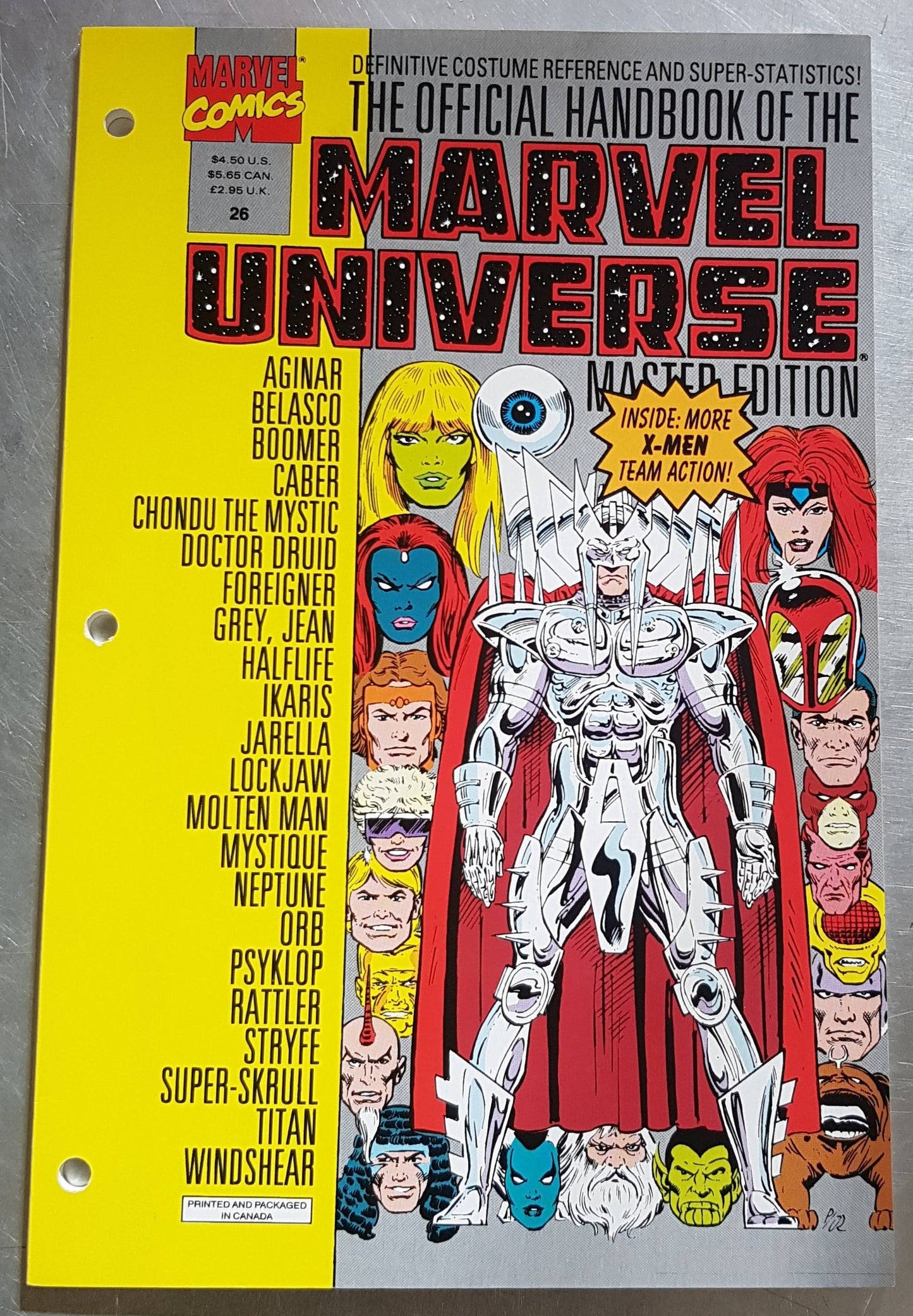 The Official Handbook of the Marvel Universe #26