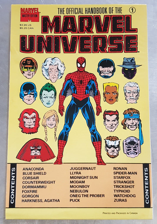 The Official Handbook of the Marvel Universe #1