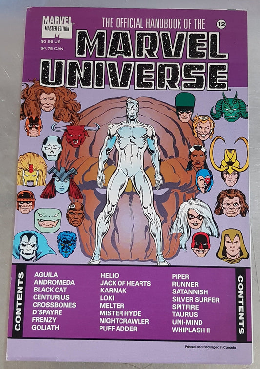 The Official Handbook of the Marvel Universe #12