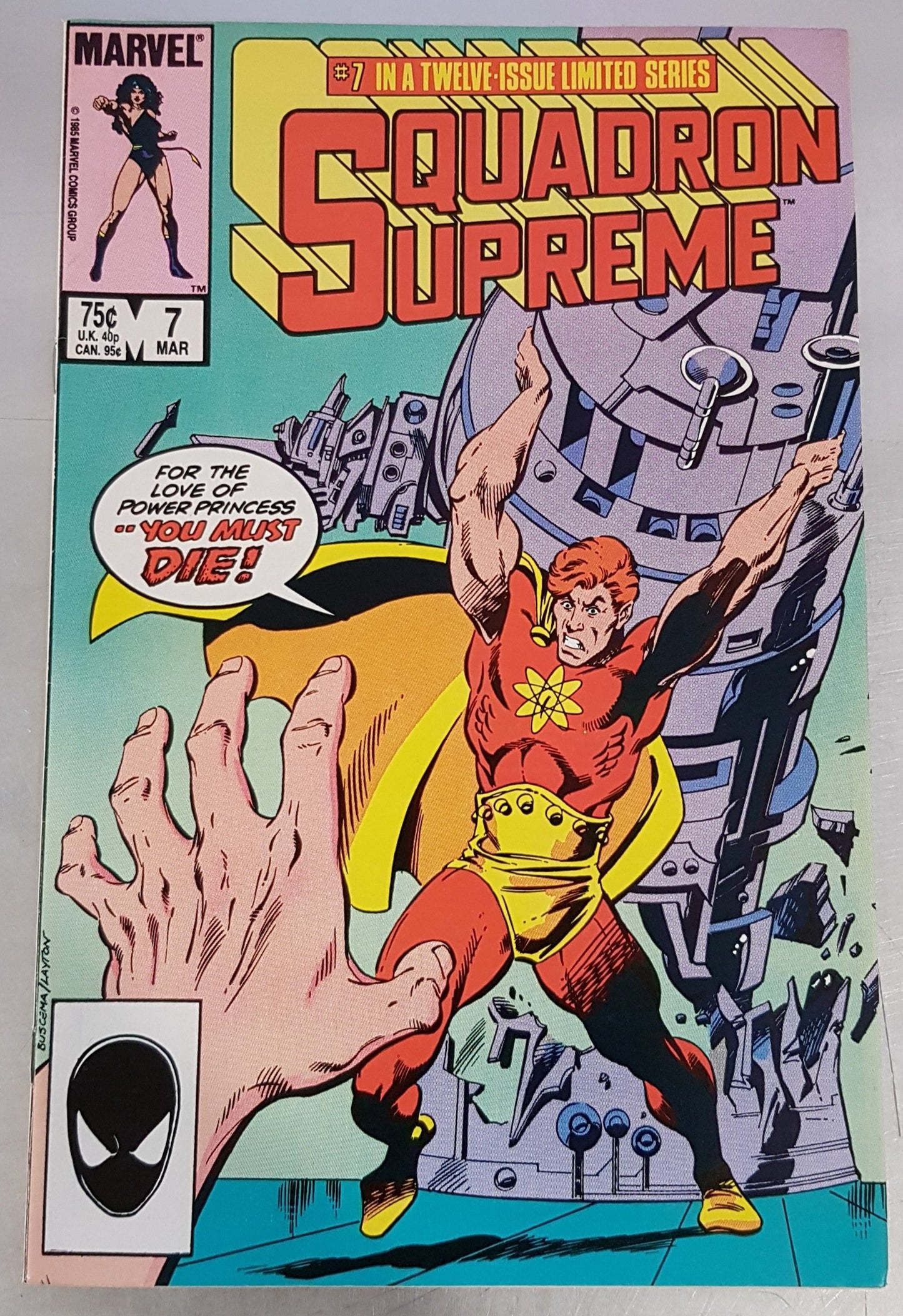 Squadron Supreme #7 Marvel Comics (1985)