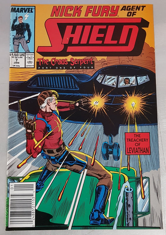 Nick Fury Agent of Shield #7 Marvel Comics (1989)