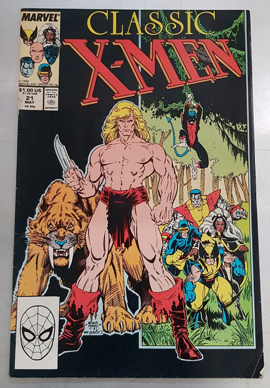 Classic X-Men #21 Marvel Comics (1986)