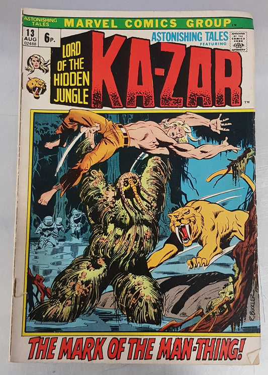 Astonishing Tales #13 Marvel Comics (1970)