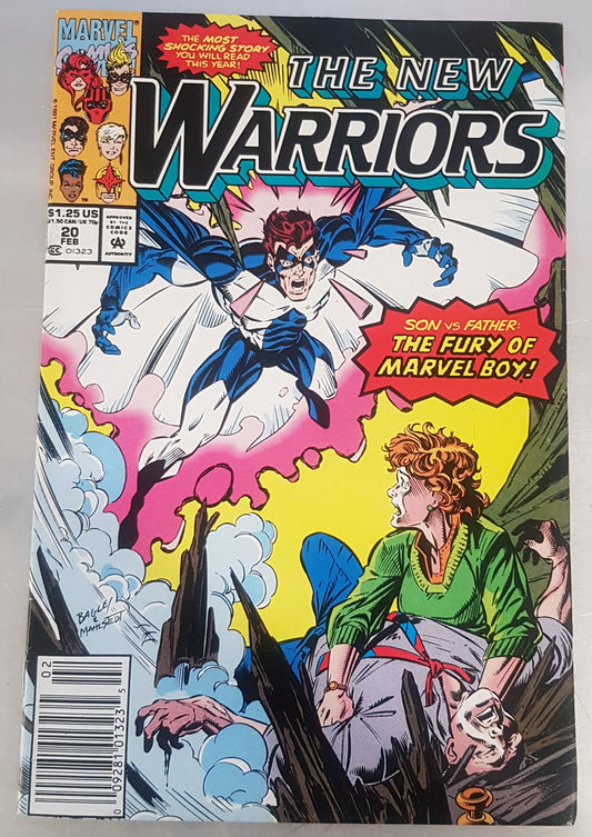 The New Warriors #20 Marvel Comics (1990)